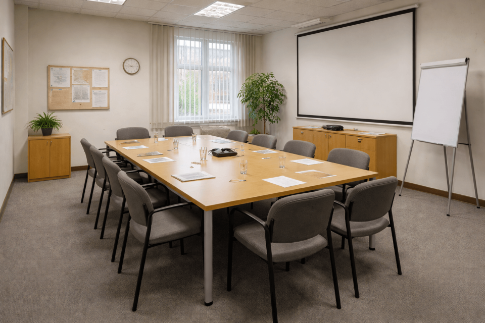 Unser Konferenzraum für Kundengespräche in München